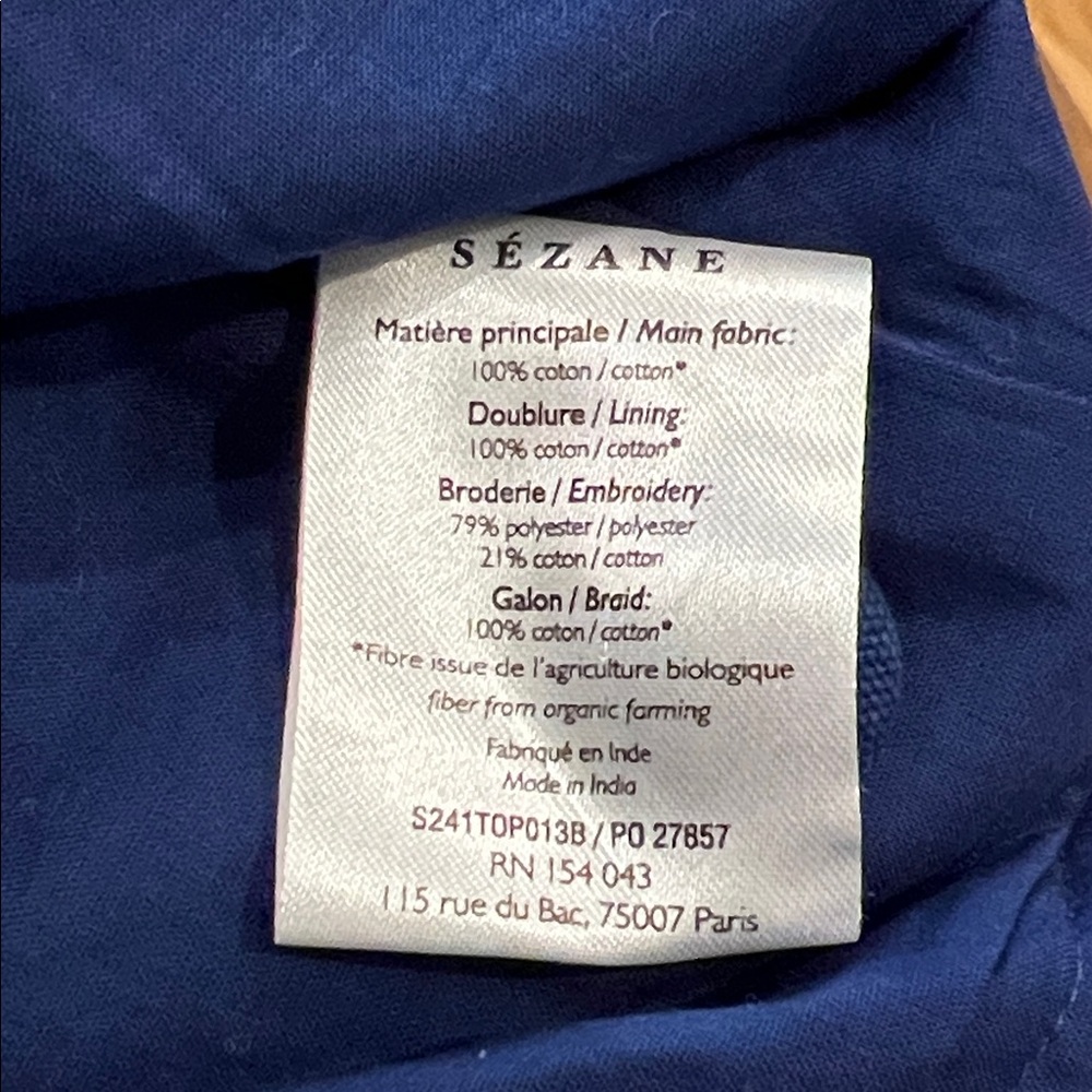 NWT Sezane Marga Top size 34 - Picture 11 of 13
